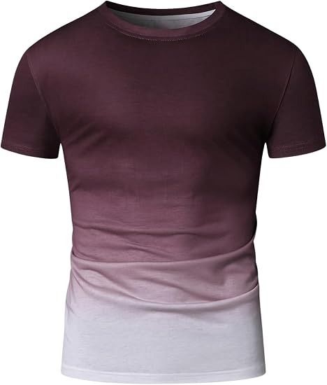 Immagine di Ombre Gradient Short Sleeve T-Shirt 2